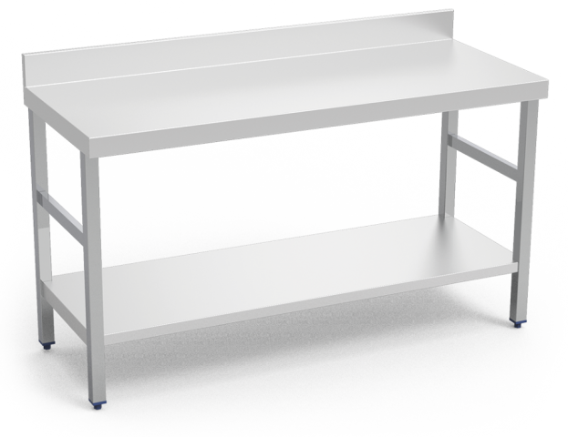 MESA INOX CENTRAL 1000 X 600 X 850 1 ESTANTE
