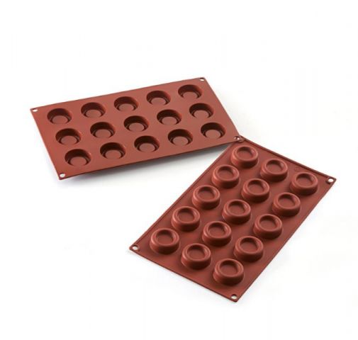 MOLDE SILICONA DESSERT MINI 15 SILIKOMAR