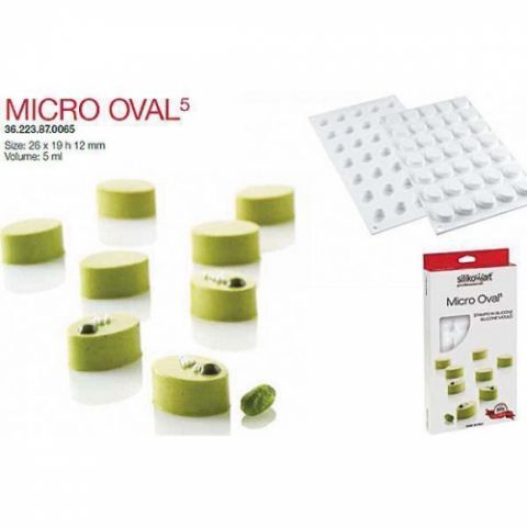 MOLDE SILICONA MICRO OVAL5 SILIKOMART
