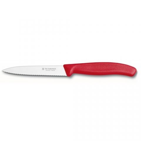 CUCHILLO VERDURAS 10 Cm M/ROJO SIERRA