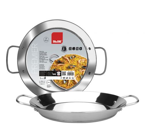PAELLERA INOX IBILI 32 Cm