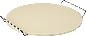 PIEDRA PIZZA CON SOPORTE REDONDA IBILI