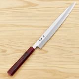 CUCHILLO NANAIRO RED TORTOSESHELL YANAGIBA 240 mm