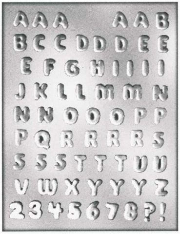MOLDE TRANSPARENTE NUMEROS