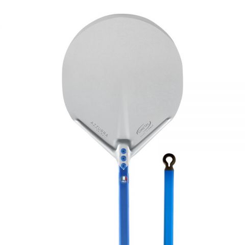 PALA PIZZA AZUL 33 X 150  GI.METAL