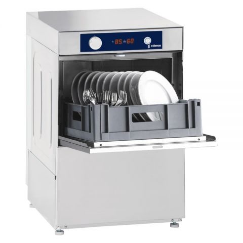 Lavavajillas (cestas 400 x 400 mm)
Producción piezas/hora 1500

Potencia eléctrica (kW) 3,1

Altura máx.vajilla (mm) 270

Aclarado en frío Sí
Bomba desagüe No
