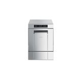  Lavavasos industrial. SMEG electronico
UG401DM. Altura util de vajilla 330mm.
Dimensiones de cesta 400 x 400 mm.
Cuba autolimpiable en acero inox.
Dosificador de abrillantador y detergente
3 programas de lavado 90